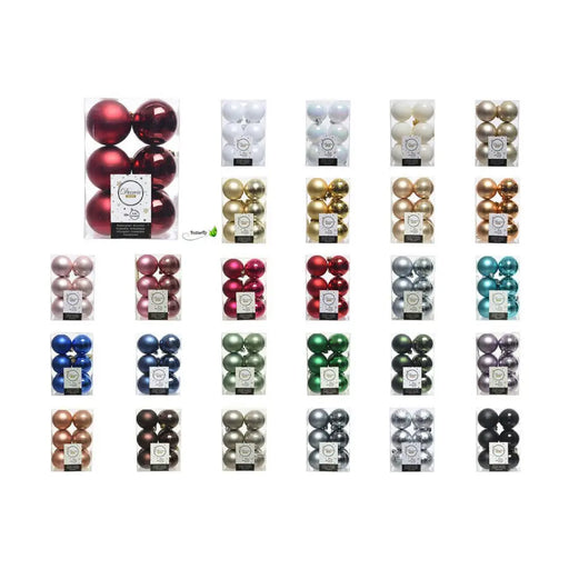 Christmas Baubles Decoris Silver Plastic 12 Units - Декорация и Осветление<<<Дом Градина<<<BigBuy&&&Коледни