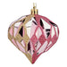 Christmas Baubles Diamond Ø 8 cm 6 Units Pink Golden Plastic - Декорация и Осветление<<<Дом Градина<<<BigBuy&&&Коледни