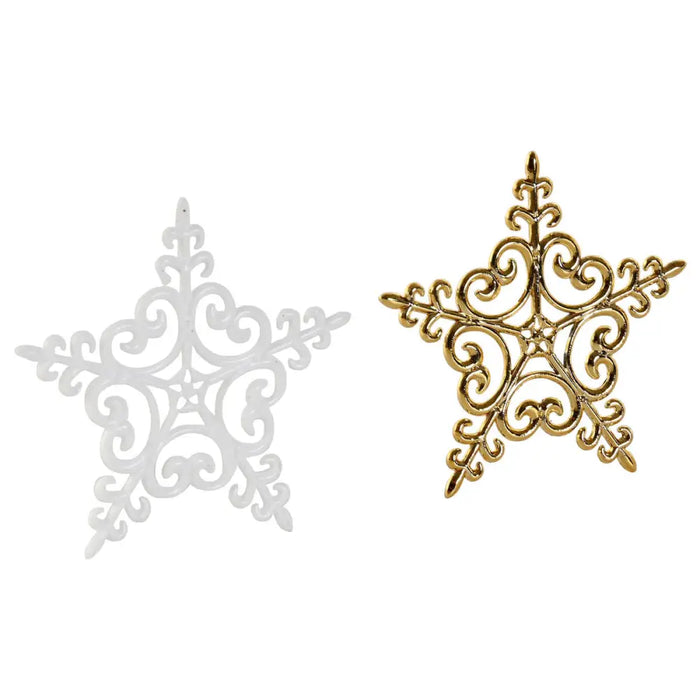 Christmas Baubles Home ESPRIT Golden Polyethylene 28 x 6 x 24 cm (55 Pieces) - Декорация и Осветление<<<Дом