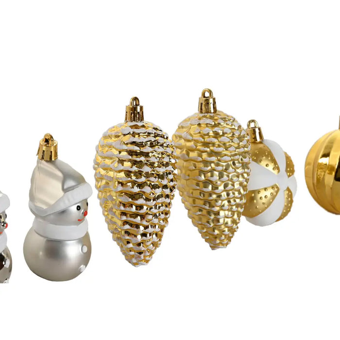 Christmas Baubles Home ESPRIT Golden PVC 24 x 6 x 35 cm - Декорация и Осветление<<<Дом Градина<<<BigBuy&&&Коледни