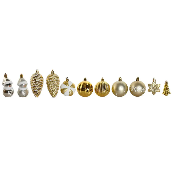 Christmas Baubles Home ESPRIT Golden PVC 24 x 6 x 35 cm - Декорация и Осветление<<<Дом Градина<<<BigBuy&&&Коледни