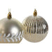 Christmas Baubles Home ESPRIT Golden Silver PVC 16 x 16 x 24 cm (2 Units) - Декорация и Осветление<<<Дом