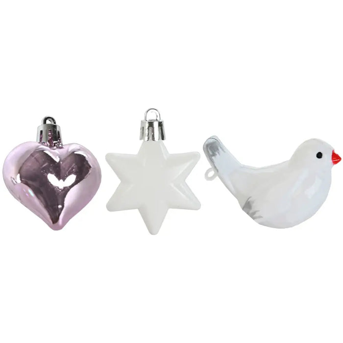 Christmas Baubles Home ESPRIT Pink PVC 25 x 6 x 25 cm - Декорация и Осветление<<<Дом Градина<<<BigBuy&&&Коледни