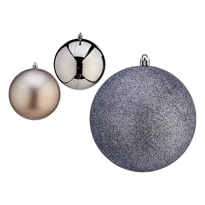 Christmas Baubles Krist+ Silver Plastic Ø 12 cm 6 Units - Декорация и Осветление<<<Дом Градина<<<BigBuy&&&Коледни