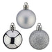 Christmas Baubles Krist+ Silver PVC Ø 4 cm - Декорация и Осветление<<<Дом Градина<<<BigBuy&&&Коледни украси<<<Декорация