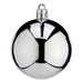 Christmas Baubles Ø 6 cm 24 Units Silver Plastic - Декорация и Осветление<<<Дом Градина<<<BigBuy&&&Коледни