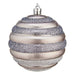 Christmas Baubles Ø 8 cm 6 Units Silver Plastic - Декорация и Осветление<<<Дом Градина<<<BigBuy&&&Коледни