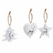 Christmas Decorations Set DKD Home Decor Metal (12 x 12 x 3 cm) (3 Units) - Декорация и Осветление<<<Дом
