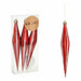 Christmas Decorations Set Krist+ Red PVC Streched 8,5 x 3,5 x 19 cm (12 Units) - Декорация и Осветление<<<Дом