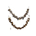 Christmas garland Home ESPRIT Golden Silver Natural 8 x 8 x 120 cm (2 Units) - Декорация и Осветление<<<Дом