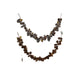 Christmas garland Home ESPRIT Golden Silver Natural 8 x 8 x 120 cm (2 Units) - Декорация и Осветление<<<Дом