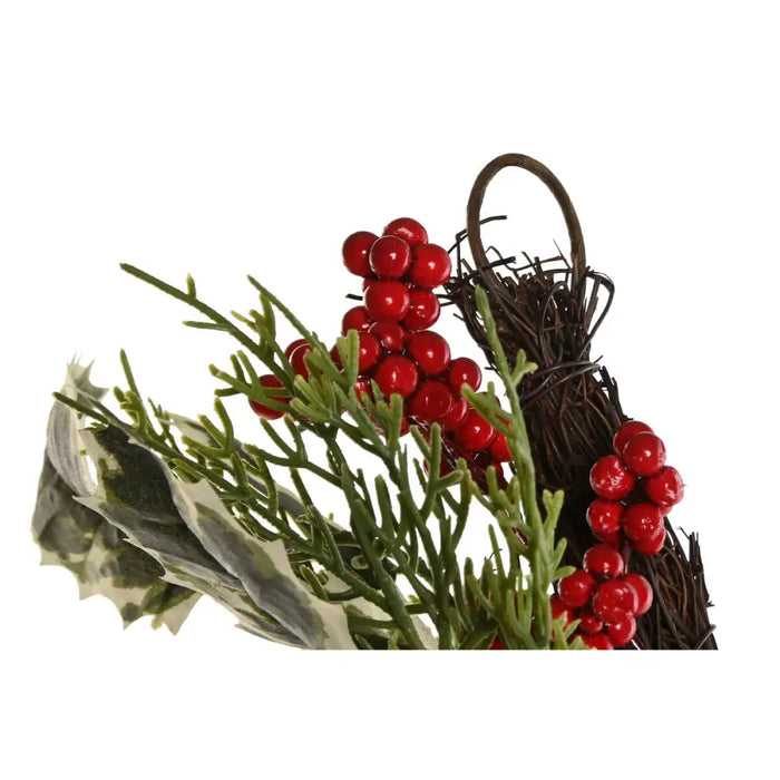Christmas garland Home ESPRIT Red Green Polyethylene 23 x 11,5 x 180 cm (2 Units) - Декорация и Осветление<<<Дом