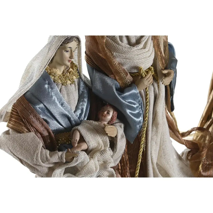 Christmas nativity set DKD Home Decor Blue Golden Crown 30 x 5 x 30 cm 50 x 10 x 57 cm - Декорация и Осветление<<<Дом
