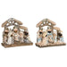Christmas nativity set DKD Home Decor Blue White Brown Resin 20 x 7 x 17,5 cm (2 Units) - Декорация и Осветление<<<Дом