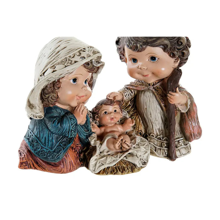 Christmas nativity set DKD Home Decor Resin Multicolour (16 x 9 x 12 cm) (2 Units) - Декорация и Осветление<<<Дом