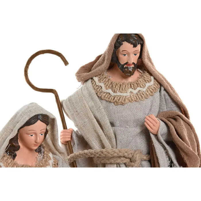 Christmas nativity set Home ESPRIT Brown Beige Resin 21 X 11 X 30 CM - Декорация и Осветление<<<Дом