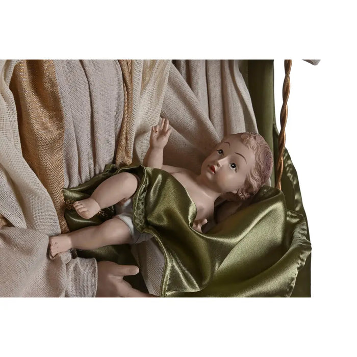 Christmas nativity set Home ESPRIT Green Beige 48 x 28 x 90 cm - Декорация и Осветление<<<Дом