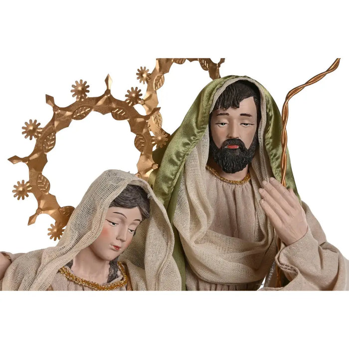 Christmas nativity set Home ESPRIT Green Beige 48 x 28 x 90 cm - Декорация и Осветление<<<Дом