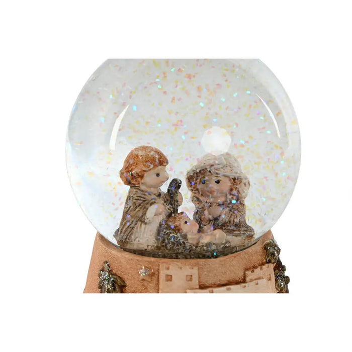 Christmas nativity set Home ESPRIT Multicolour Resin Aluminium Crystal 8 x 8 x 10 cm (4 Units) - Декорация и