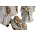 Christmas nativity set Home ESPRIT White Resin 8 x 6 x 19 cm (8 Pieces) - Коледни украси<<<Декорация и Осветление<<<Дом
