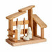 Christmas nativity set Krist+ White Natural Wood Ceramic 18 x 17 x 8 cm (2 Units) - Декорация и Осветление<<<Дом