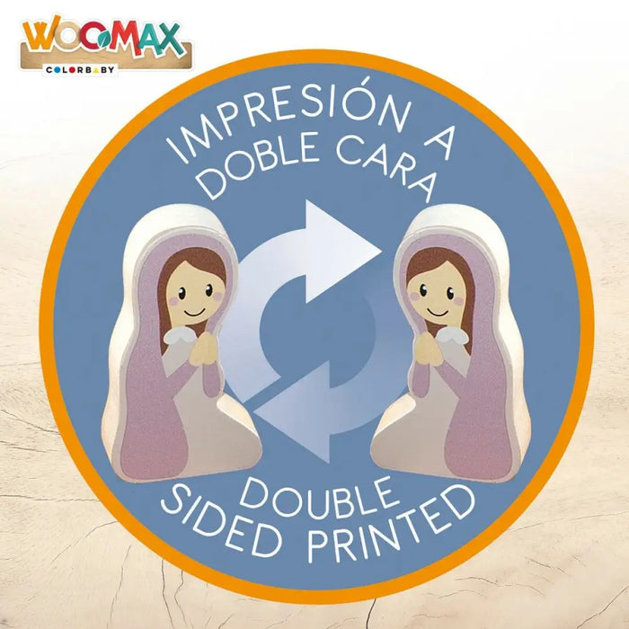 Christmas nativity set Woomax 24,5 x 20,5 x 24,5 cm (15 Pieces) (6 Units) - Коледни украси<<<Декорация и