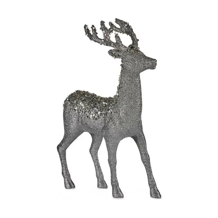 Christmas Reindeer Krist+ White Silver Reindeer 15 x 45 x 30 cm - Декорация и Осветление<<<Дом