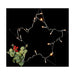 Christmas star Krist+ Black Red Green 45 x 45 x 5 cm LED Light (36 Units) - Декорация и Осветление<<<Дом