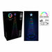 Christmas Tree BASIC & CO Black RGB 1,5 m Metal Plastic Christmas Star Christmas Tree LED - Декорация и