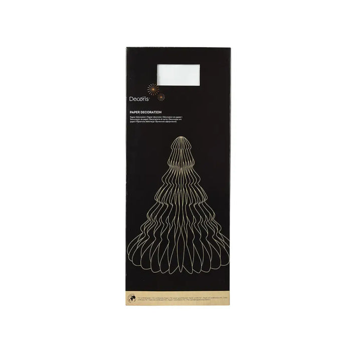 Christmas Tree Decoris White Paper Ø 48 x 60 cm - Декорация и Осветление<<<Дом Градина<<<BigBuy&&&Коледни