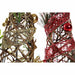Christmas Tree DKD Home Decor Red Green Golden 16 x 16 x 41 cm Plastic (2 Units) - Декорация и Осветление<<<Дом