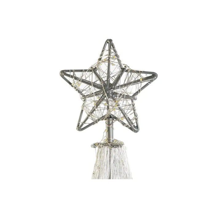 Christmas Tree DKD Home Decor Silver Metal 25 x 25 x 60 cm - Декорация и Осветление<<<Дом Градина<<<BigBuy&&&Коледни