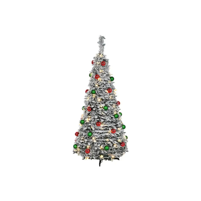 Christmas Tree Home ESPRIT Green PVC Snowfall - Декорация и Осветление<<<Дом Градина<<<BigBuy&&&Коледни
