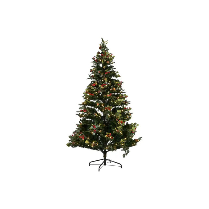 Christmas Tree Home ESPRIT Red Green PVC Metal 144 x 144 x 240 cm - Декорация и Осветление<<<Дом