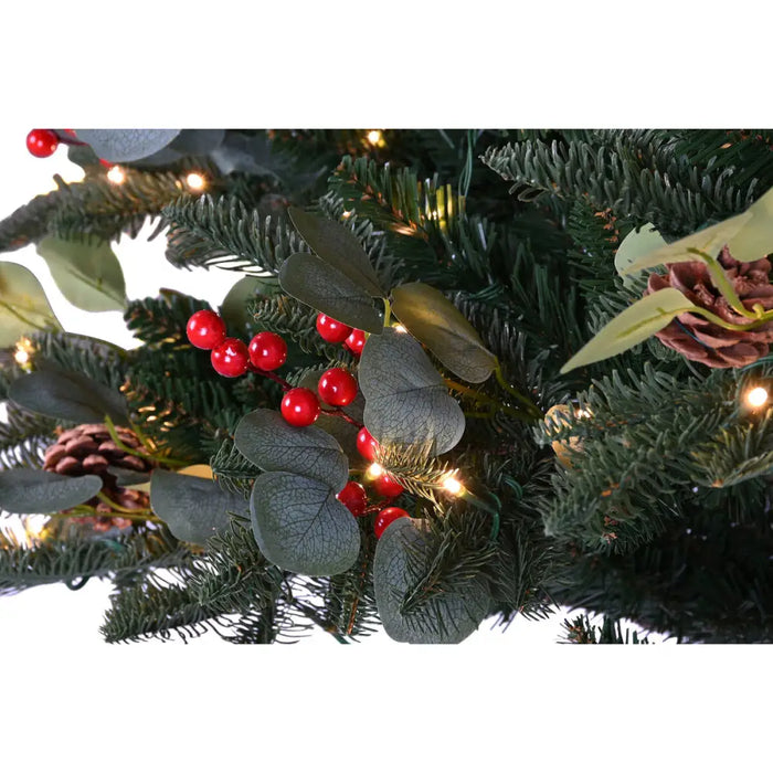 Christmas Tree Home ESPRIT Red Green PVC Metal 144 x 144 x 240 cm - Декорация и Осветление<<<Дом