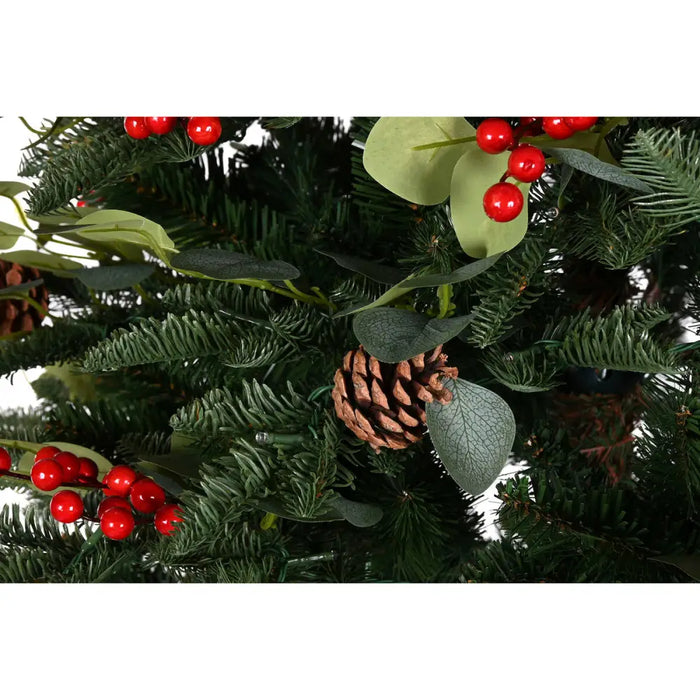 Christmas Tree Home ESPRIT Red Green PVC Metal 144 x 144 x 240 cm - Декорация и Осветление<<<Дом
