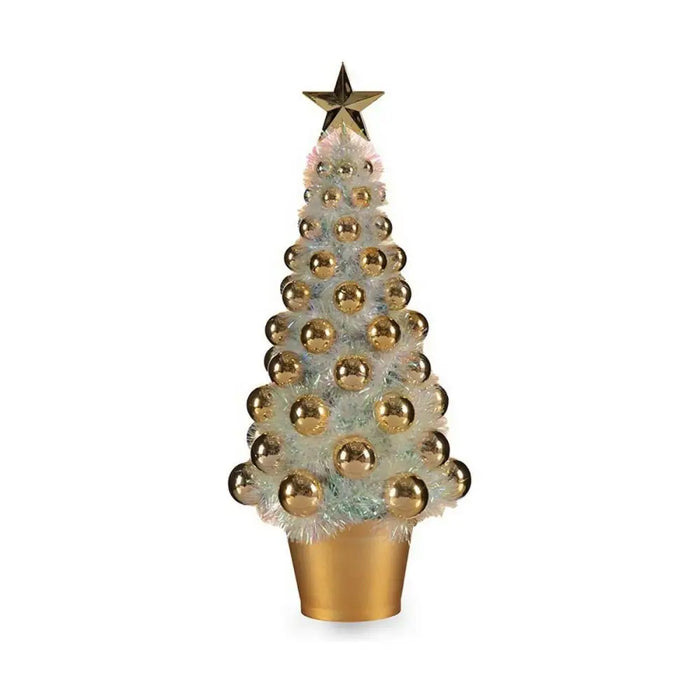 Christmas Tree Krist+ 18CH307/IRIDESCENT Golden polypropylene Plastic Iridescent 16 x 37,5 x 16 cm - Декорация и