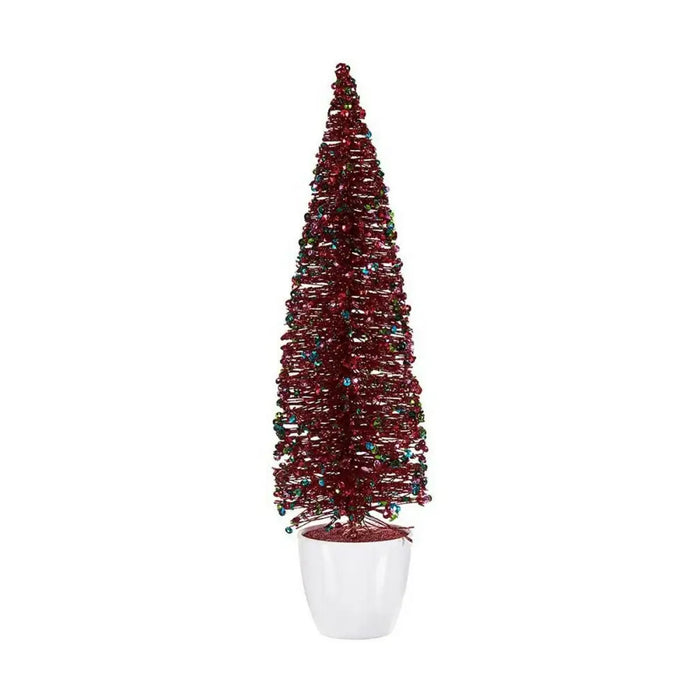 Christmas Tree Krist+ Blue Fuchsia Plastic 10 x 38 x 10 cm - Декорация и Осветление<<<Дом Градина<<<BigBuy&&&Коледни