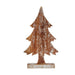 Christmas Tree Krist+ Brown Silver Wood 5 x 39 x 21 cm - Декорация и Осветление<<<Дом Градина<<<BigBuy&&&Коледни