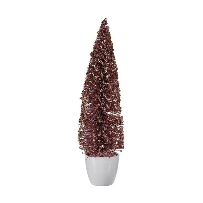 Christmas Tree Krist+ Pink Golden Plastic 10 x 38 x 10 cm - Декорация и Осветление<<<Дом Градина<<<BigBuy&&&Коледни