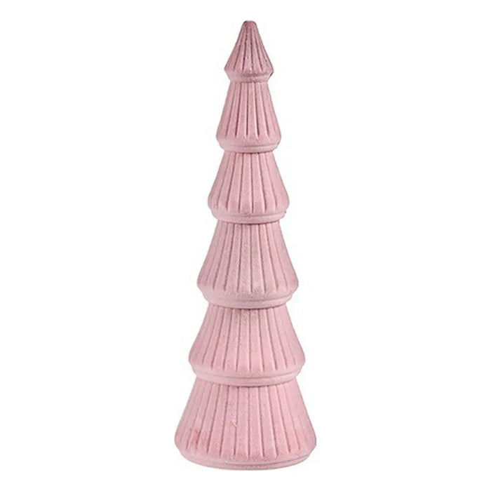 Christmas Tree Krist+ Pink Velvet Wood 12 x 34,5 x 12 cm - Декорация и Осветление<<<Дом Градина<<<BigBuy&&&Коледни