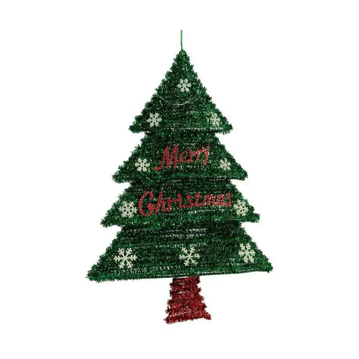 Christmas Tree Krist+ Red Green Silver polypropylene PET Plastic 44 x 58,8 x 7 cm Christmas Tree - Декорация и