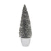 Christmas Tree Krist+ White Silver Plastic 10 x 33 x 10 cm - Декорация и Осветление<<<Дом Градина<<<BigBuy&&&Коледни