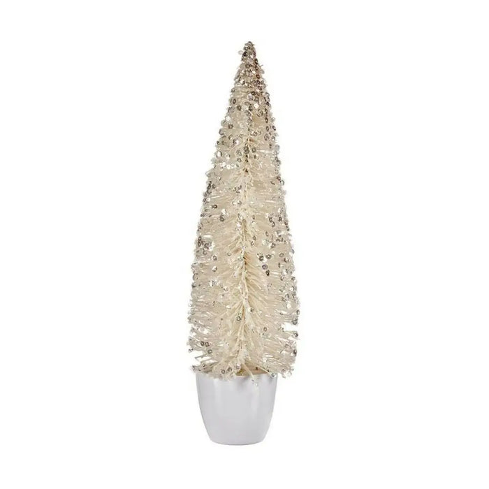 Christmas Tree Large 10 x 38 x 10 cm White Plastic - Декорация и Осветление<<<Дом Градина<<<BigBuy&&&Коледни