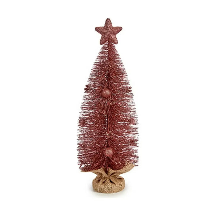 Christmas Tree with Star Krist+ Pink 13 x 41 x 13 cm - Декорация и Осветление<<<Дом Градина<<<BigBuy&&&Коледни