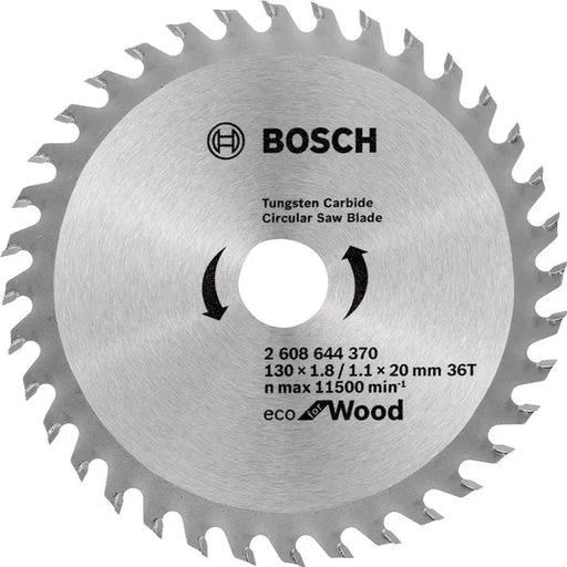 CIRCULAR DISC 130X1.8/1.1X20 36T BOSCH - Дискове за циркуляри<<<Консумативи за електроинструменти<<<Инструменти и