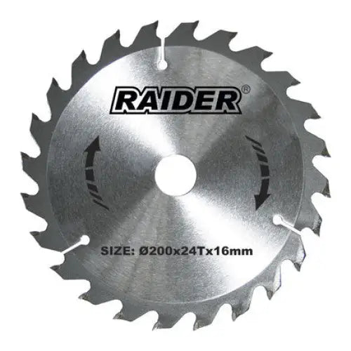 CIRCULAR DISC 200X24THX16 MM RAIDER - Дискове за циркуляри<<<Консумативи за електроинструменти<<<Инструменти и