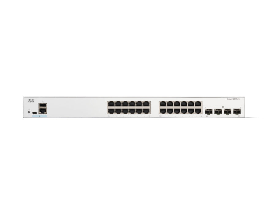 Cisco Catalyst 1200 24-port GE 4x1G SFP - Switches<<<Cisco Enterprise and Service Providers - Borderless