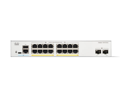 Cisco Catalyst 1300 16-port GE PoE 2x1G SFP - Switches<<<Cisco Enterprise and Service Providers - Borderless