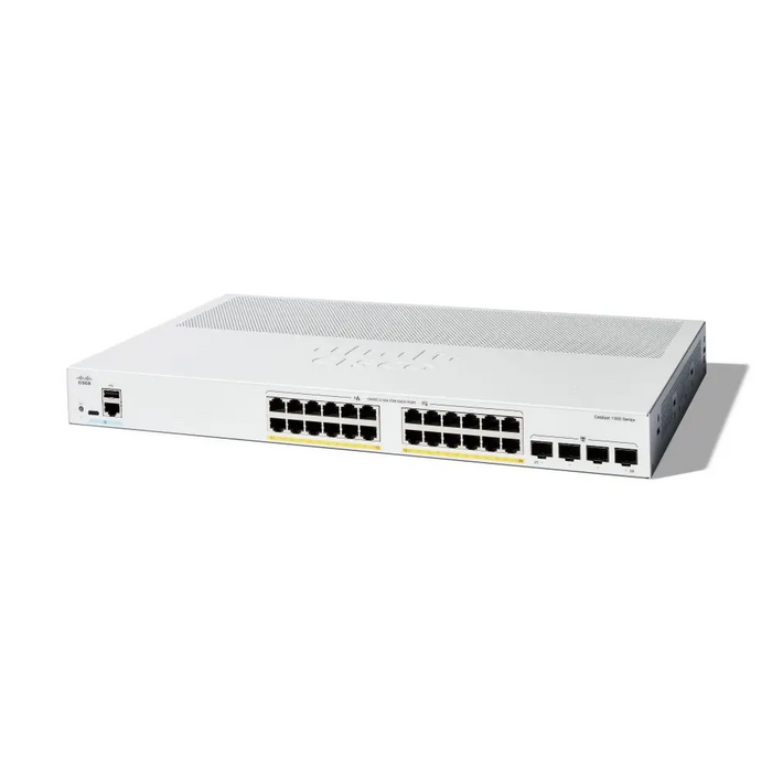 Cisco Catalyst 1300 24-port GE PoE 4x1G SFP - Switches<<<Cisco Enterprise and Service Providers - Borderless
